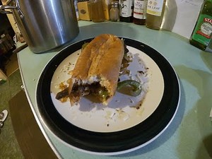 Steak and Cheese Hoagies with Mushrooms, Onions and Peppers too!! Cooking with Mr. Tom