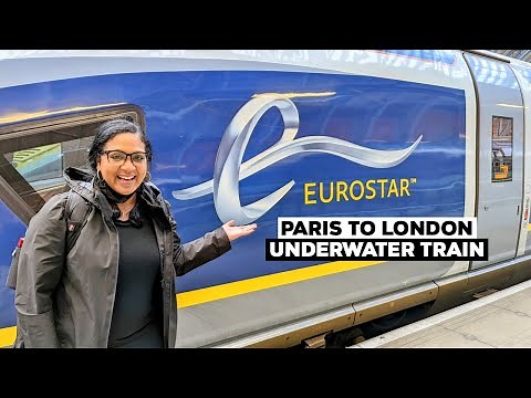 Eurostar Paris To London Underwater Train In Standard Class