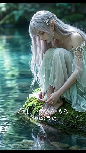 エルフさんが人族との恋を歌っています ｜ An elf is singing about her love with a human. #shorts