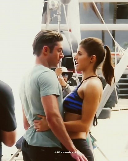 Alexandra daddario and Zac Efron Baywatch edit in 4k,#ytshorts #shorts
