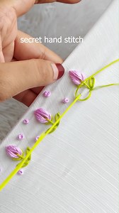 370K views · 8K reactions | How to make flowers with pen#embroiderydesign #reelstrending | Secret Hand Stitch | Facebook