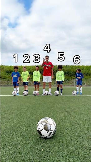 1,2,3,4,5 OR 6?🤔⚽️