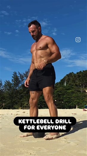 🤺A MUST DO KETTLEBELL MOVE FOR EVERYONE - Double hand Goblet Power Cleans to Trunk Rotations
