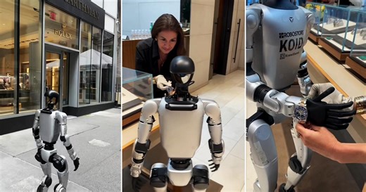 Robots are cool until they cut the Rolex line, which is why a $100,000 humanoid robot from China strolling into the Fifth Avenue boutique to try a GMT-Master II left New Yorkers amused, uneasy, and wondering who gets attention in the age of AI. - Luxurylaunches