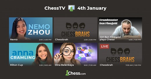 ChessTV - Chess Broadcast and Streaming Shows