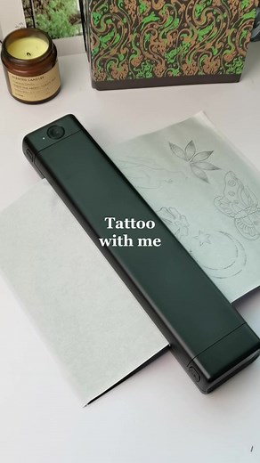 DIY Tattoo with Phomemo M08F A4 Thermal Printer
