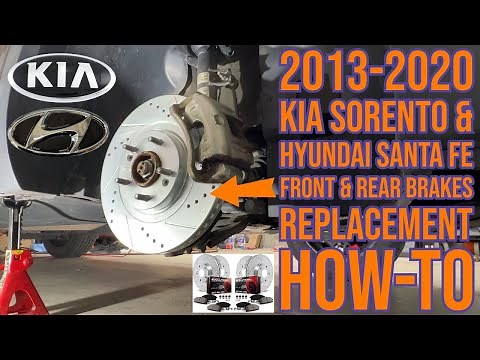 2013-2020 Kia Sorento/Hyundai Santa Fe Front & Rear Brakes Replacement How-To