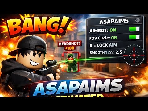 FREE BANG! ROBLOX SCRIPT | ASAPAIMS AIMBOT GUI