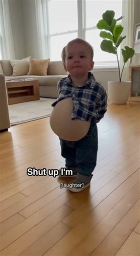 Shut Up, I'm Grandpa! – Toddler's Hilarious Old Man Walk 👴