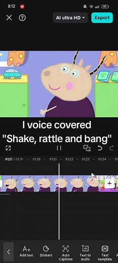 Peppa Pig Voice Cover: Shake, Rattle and Bang