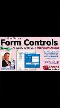 How to Use Form Controls as Query Criteria in Microsoft Access - Search Form