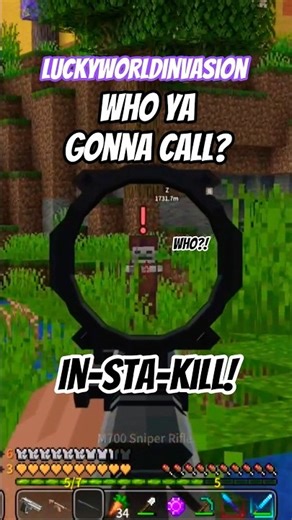 Instakill Inc. LUCKY WORLD INVASION! CO-OP #minecraft #onlinecoop #gaming #funny