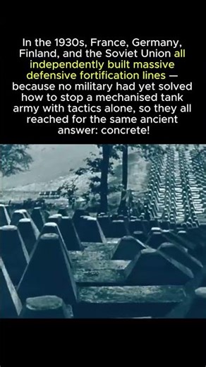 WWII Weapons Evolved So Fast Tactics COULDN'T Keep Up. So They Built Walls || WW2 #shorts #ww2