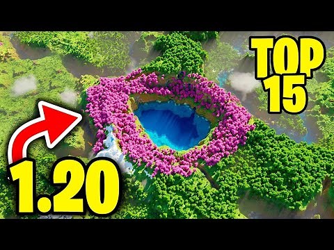 TOP 15 MELHORES SEEDS PARA MINECRAFT PE 1.21!!