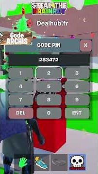 New 5 CODES + 1 HIDDEN Code Steal the Brainrot Fortnite #shorts