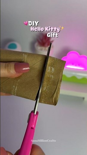 ✨️DIY Hello Kitty Gift Idea💕 #diy #diyideas #craft #giftideas #hellokitty #cute