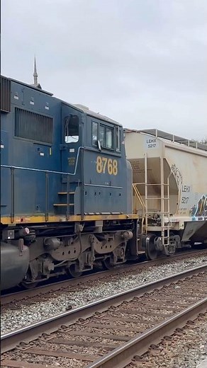 CSX SD60M Trails on CSX M408-03 #csx #hornshow