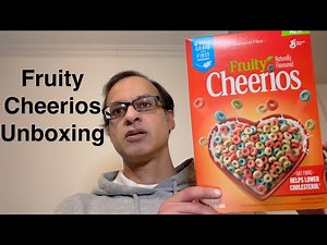 Fruity Cheerios Unboxing