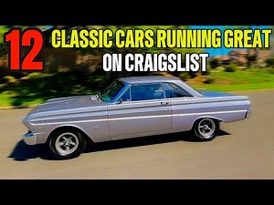 12 Classic Cars in Great Running Condition—All for Sale on Craigslist!