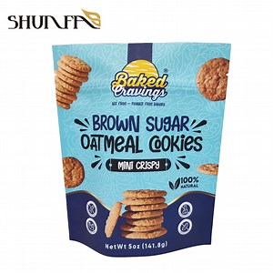 [Hot Item] Customized Standup Pouch Upright Doypack Cookies Biscuits Packaging Ziplock Plastic Mylar Bag