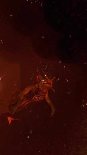 The MASSIVE sea dragon leviathan #subnautica | sea dragon leviathan