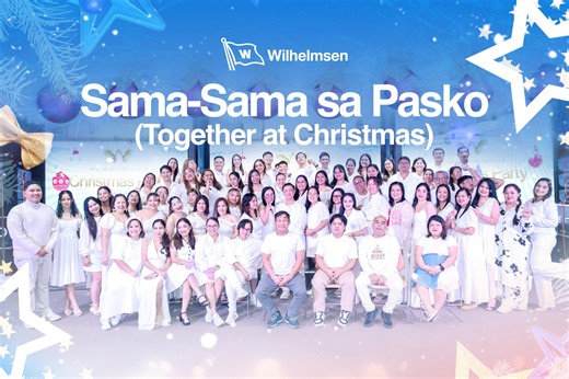 𝗦𝗮𝗺𝗮-𝗦𝗮𝗺𝗮 𝘀𝗮 𝗣𝗮𝘀𝗸𝗼 (𝗧𝗼𝗴𝗲𝘁𝗵𝗲𝗿 𝗮𝘁 𝗖𝗵𝗿𝗶𝘀𝘁𝗺𝗮𝘀) 🎄 This Christmas, Wilhelmsen’s Philippine Manning Office honors our seafarers and their families—celebrating the Filipino spirit of love, sacrifice, and togetherness, even from afar. As we celebrate the season, we are reminded that Christmas is about togetherness and shared purpose. Through this Christmas Company ID, we stand united with our seafarers and their loved ones, embracing the spirit of Sama-Sama sa Pasko—tog