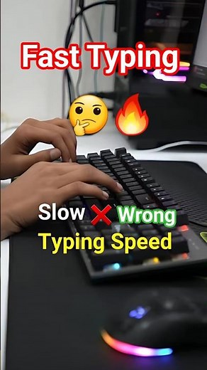 "Fast Typing Trick: 90% of people don't know! ⌨️🔥" || "Learn to type without looking at the keybo...