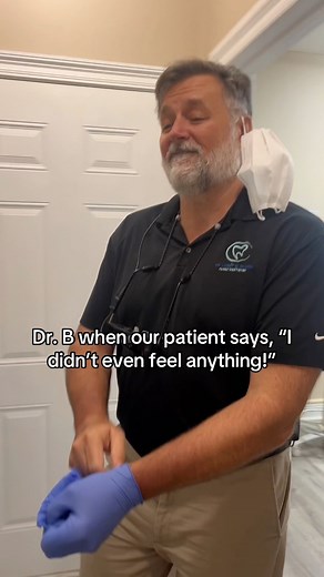 Dr. Black has mastered the painless injection technique! #dentistrylife #dentistry #valdostaga #VFD #dentalcare | Valdosta Family Dentistry