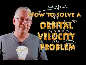 a sample worked orbital velocity problem with solution