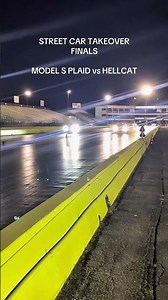 EV vs ICE! Scarlette went rounds at and met a Tesla Model S Plaid in the finals