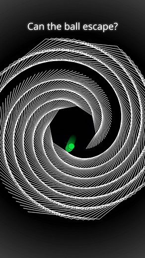 CodeCraftedPhysics on Instagram: "I've been staring at this for the past 10 minutes 😵‍💫 . . . #programmers #simulation #satisfying #asmr #illusion #relax #pc #physics"