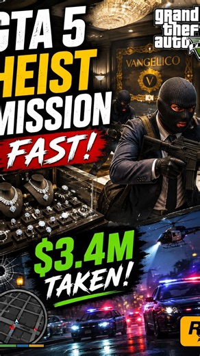 GTA 5 Jewel Store Heist Mission 💎