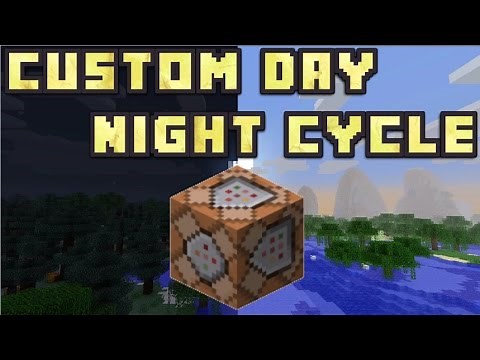 Minecraft PE - Custom Day And Night Cycle Speed With Commands!