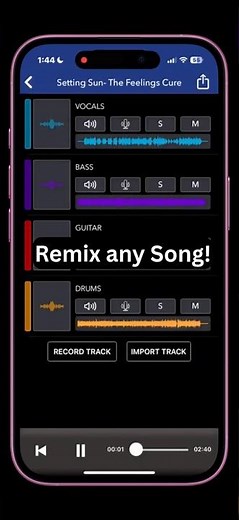 NEW APP! MicSwap Remix: Stem Splitter, Remixer #musician #audio
