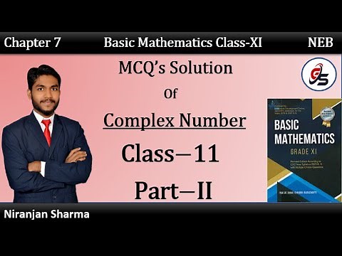 MCQ of Complex Number Class 11. | part 2 | NEB | Niranjan Sharma | #getsolution #basicmaths