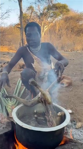 🔥Ancient Fires, Wild Flavors | Real African Food Life.#shorts #wildlife #food