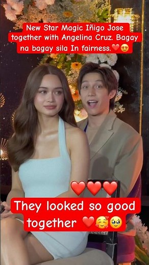 Iñigo Jose with Angelina Cruz❤️🥹
