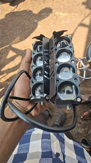 fog light installation splendor #viralvideo #automobile #ledheadlight