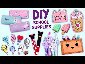 10 DIY AMAZING SCHOOL SUPPLIES IDEAS - BACK TO SCHOOL HACKS