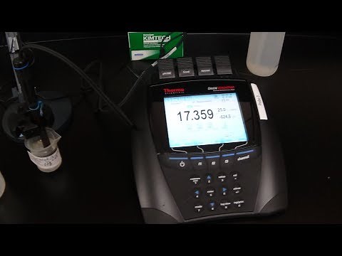 Calibrating pH Orion Versastar Meter