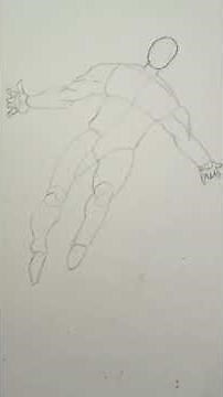 How to draw wally west pose- tutorial #shorts #welly #west #tutorial #pose #easy #drawing
