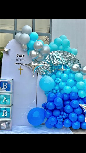 Step by step backdrop setup #theladyevents #fyp #babychristeningdecor