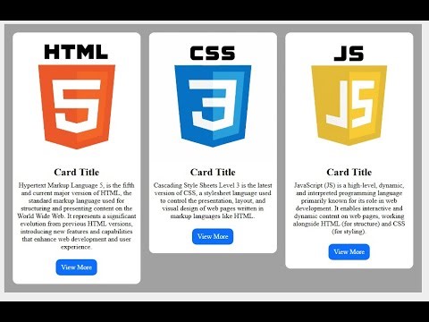 HTML & CSS : How to Create an Image and Text Card | Cómo crear un card con imagen y texto