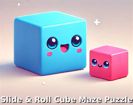 Slide And Roll Cube Maze Puzzle by yamada aoi