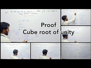 proof | cube root of unity | abelian group | solved example | modern algebra