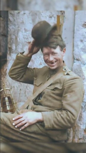 A Soldier Smiling Through the End of WWI - Restored Footage