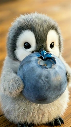 ASMR cute penguin eating #penguin