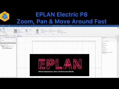 EPLAN Electric P8 Beginner’s Guide: How to Zoom, Pan & Move Around Fast (Beginner Basics)