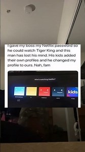 New netflix password