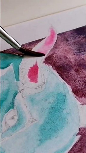 Drachen malen 🐲 Tutorial - #dragon #painting #shorts